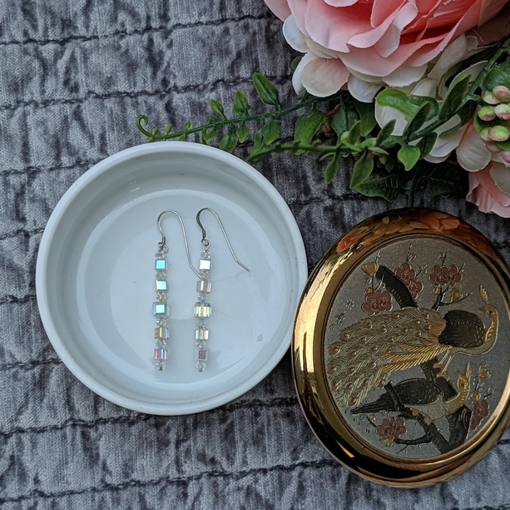 Sterling Silver Swarovski Earrings